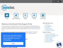 Tablet Screenshot of portal.smartertools.com
